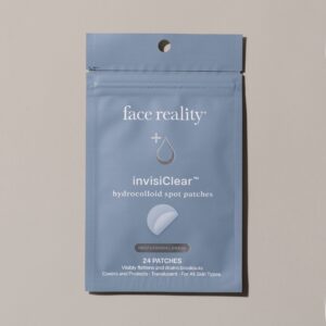 Acne Treatment invisiClear™ Hydrocolloid Spot Patches (23 Reviews) $10.00 Introducing invisiClear™ hydrocolloid spot patches designed to support the skin clearing journey. Our professional- grade patches act as a transparent aid that drains, absorbs and flattens pustules and papules. InvisiClear™ prevents picking and protects skin from external aggressors and debris. We are here to get you through the rough patches. Quantity: Single SingleVariant sold out or unavailable Decrease quantity for invisiClear™ Hydrocolloid Spot Patches 1 Increase quantity for invisiClear™ Hydrocolloid Spot Patches Add to cart Benefits Flattens and Drains Pimples Helps Prevent Picking Supports Clearing Ingredients Hydrocolloid Usage Notes Cleanse and dry skin around blemish Apply invisiClear™patch to pimple and remove after 6 to 8 hours of wear by gently lifting the rest of the patch. After removal cleanse skin with Ultra Gentle Cleanser or Barrier Balance Creamy Cleanser. Discard after one use, do not reuse.